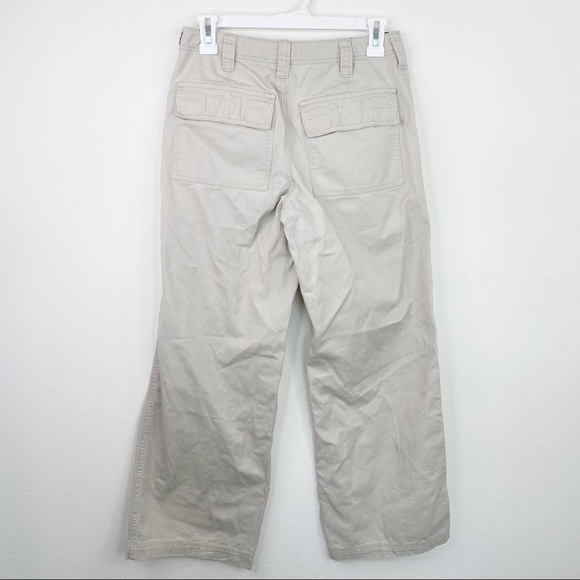 Vtg RALPH Ralph Lauren Chino Khaki Wide Leg Pants - Picture 3 of 6
